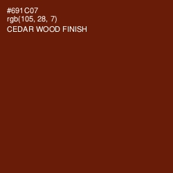 #691C07 - Cedar Wood Finish Color Image